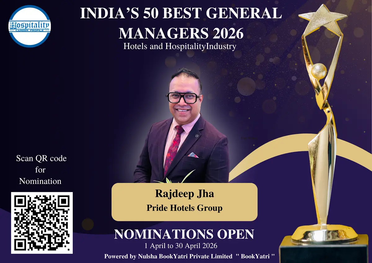 Rajdeep Jha, GM of Pride Sun Village Resort & Spa Goa, Nominated for India’s 50 Best General Managers 2026