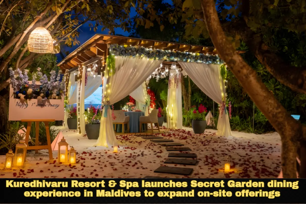 Kuredhivaru Resort & Spa launches Secret Garden dining experience in Maldives to expand on-site offerings