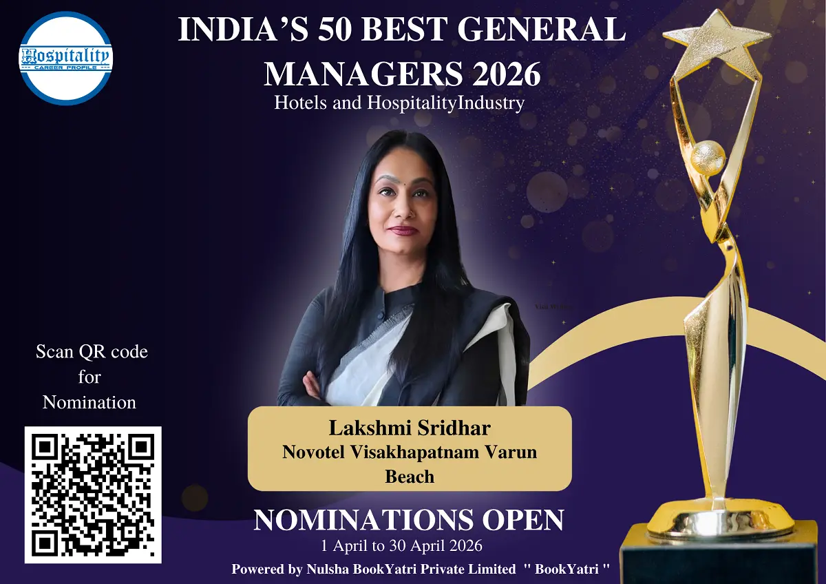 Lakshmi Sridhar, GM of Novotel Visakhapatnam Varun Beach, Nominated for India’s 50 Best General Managers 2026