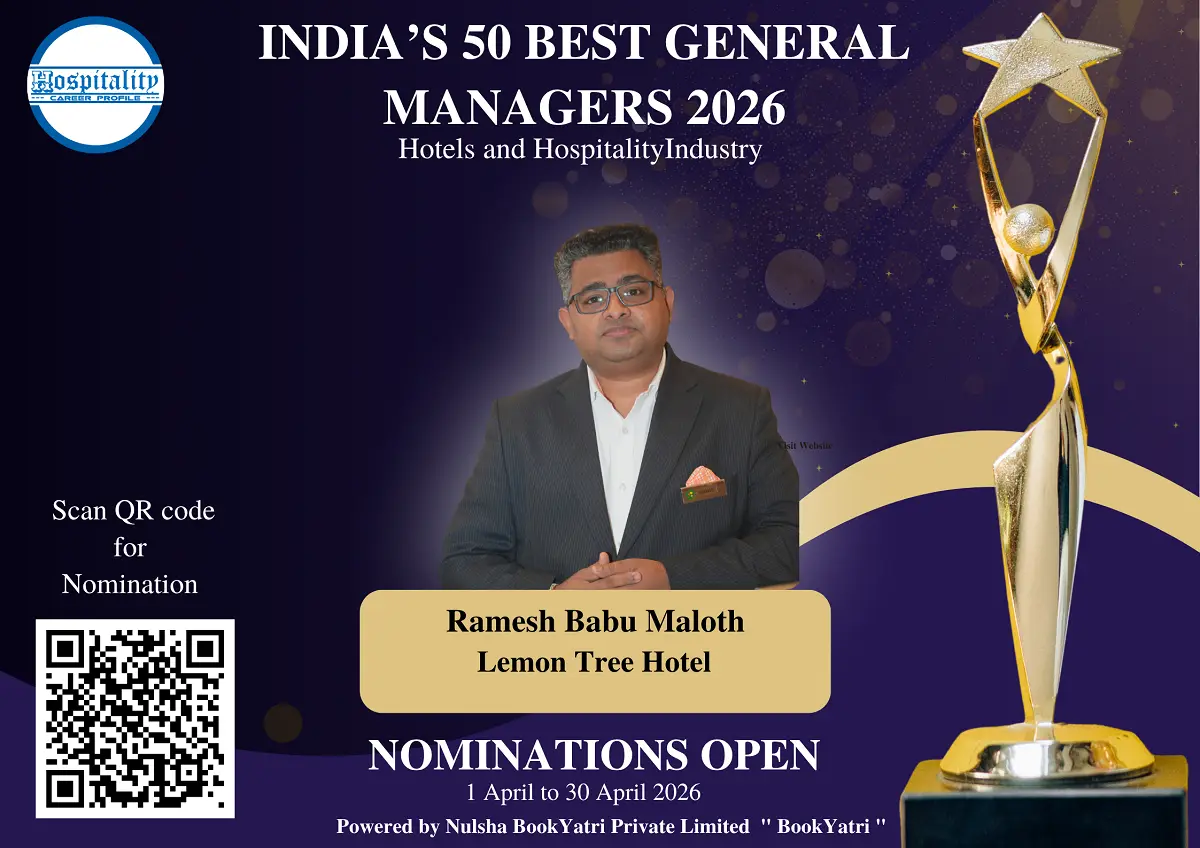 Ramesh Babu Maloth, GM of Lemon Tree Hotel Electronics City Bengaluru, Nominated for India’s 50 Best General Managers 2026