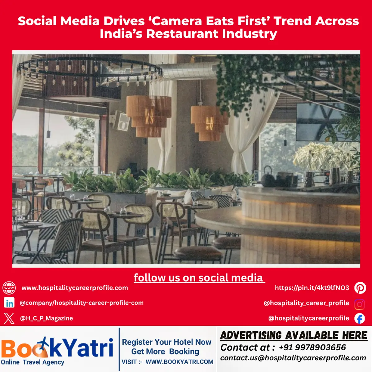 Social Media Drives ‘Camera Eats First’ Trend Across India’s Restaurant Industry