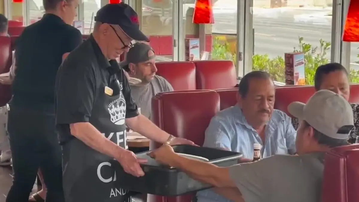 Denny’s Honors Employee Marking Nearly 50 Years of Service at Restaurant Location