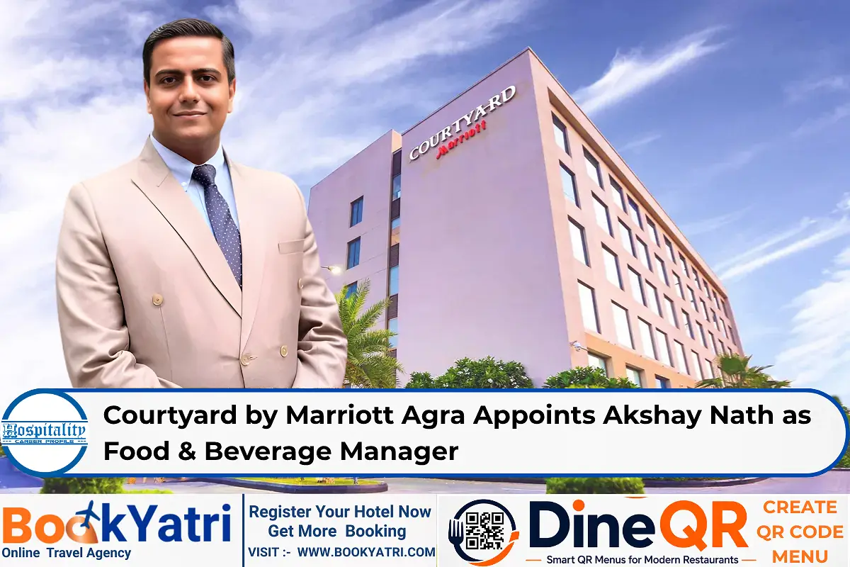 Courtyard by Marriott Agra Appoints Akshay Nath as Food & Beverage Manager