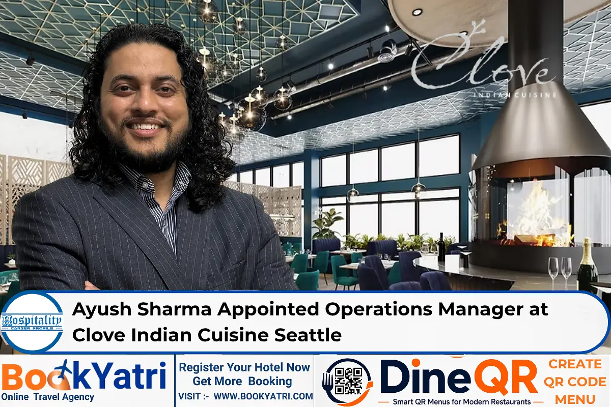 Ayush Sharma Appointed Operations Manager at Clove Indian Cuisine Seattle