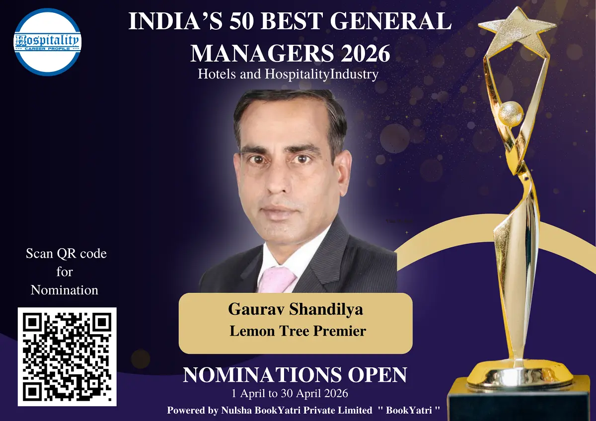 Gaurav Shandilya, GM of Lemon Tree Premier Patna, Nominated for India’s 50 Best General Managers 2026