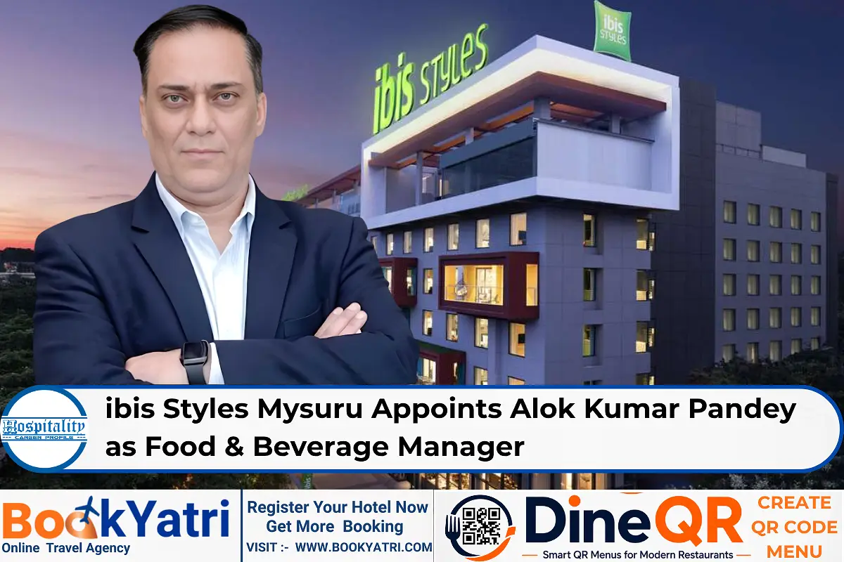 ibis Styles Mysuru Appoints Alok Kumar Pandey as Food & Beverage Manager