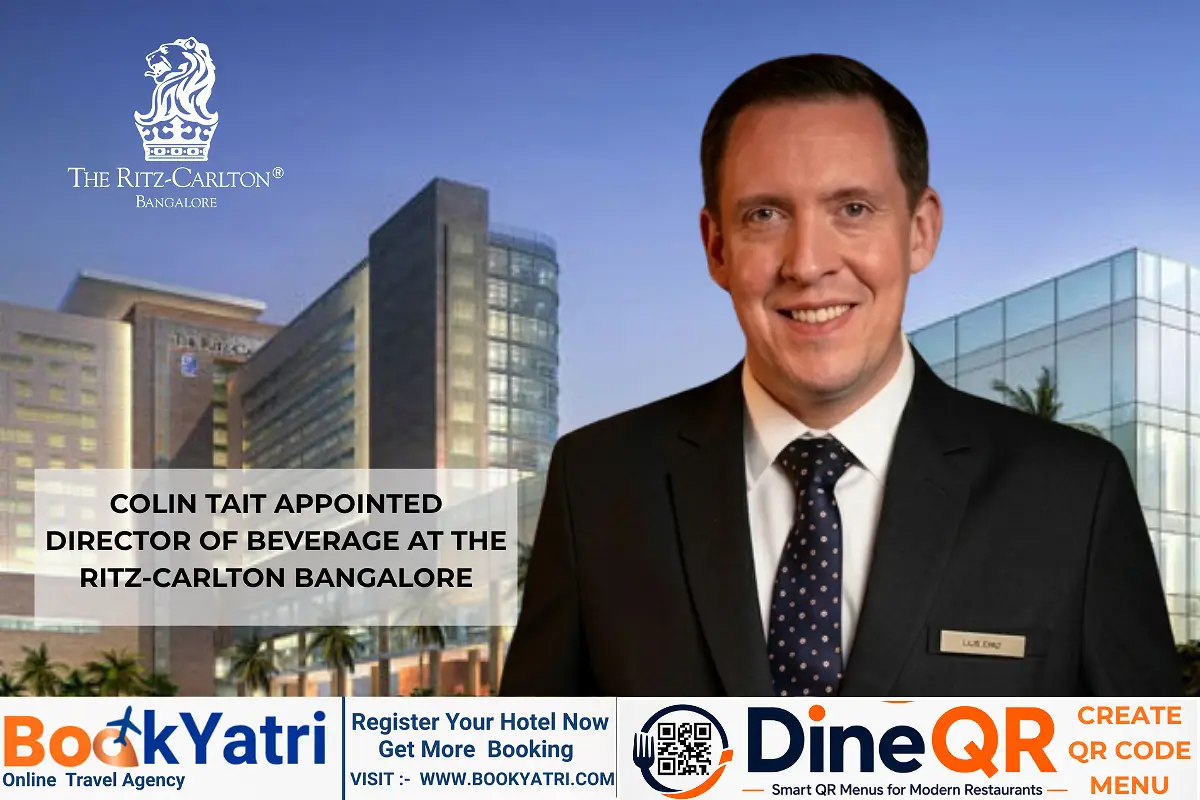 Colin Tait Appointed Director of Beverage at The Ritz-Carlton Bangalore