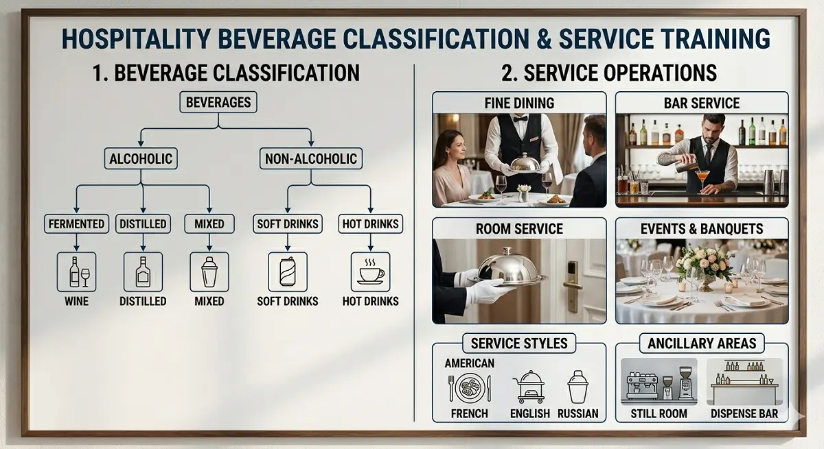 Ultimate Classification of Beverages in Food and Beverage Service
