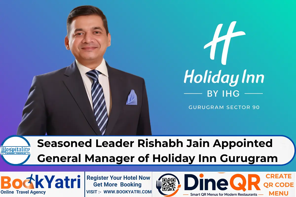 Seasoned Leader Rishabh Jain Appointed General Manager of Holiday Inn Gurugram Sector 90
