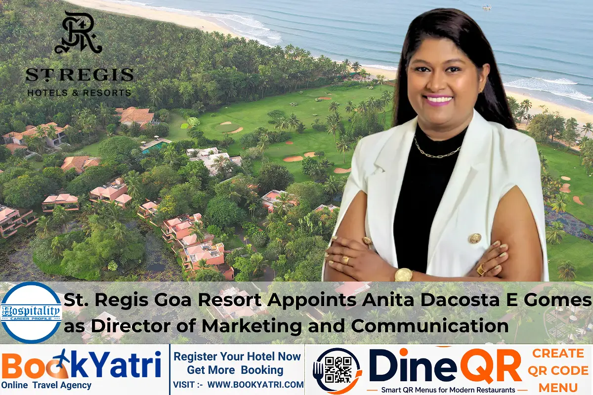 St. Regis Goa Resort Appoints Anita Dacosta E Gomes as Director of Marketing and Communication