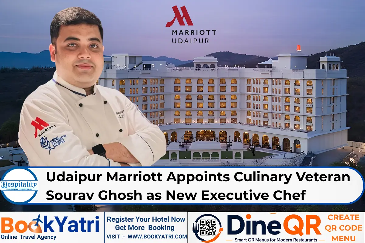 Udaipur Marriott Appoints Culinary Veteran Sourav Ghosh as New Executive Chef