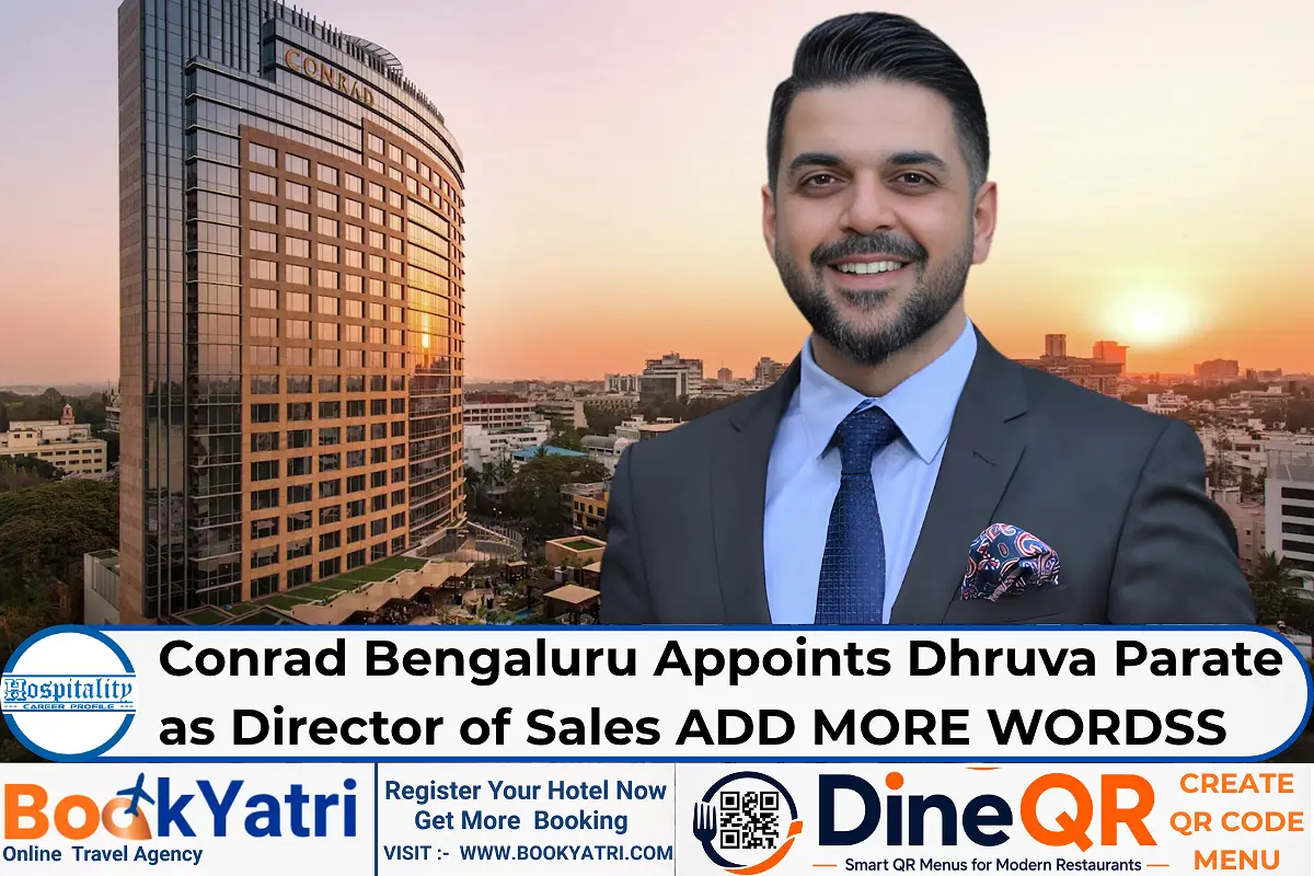 Dhruva Parate Appointed Director of Sales at Conrad Bengaluru