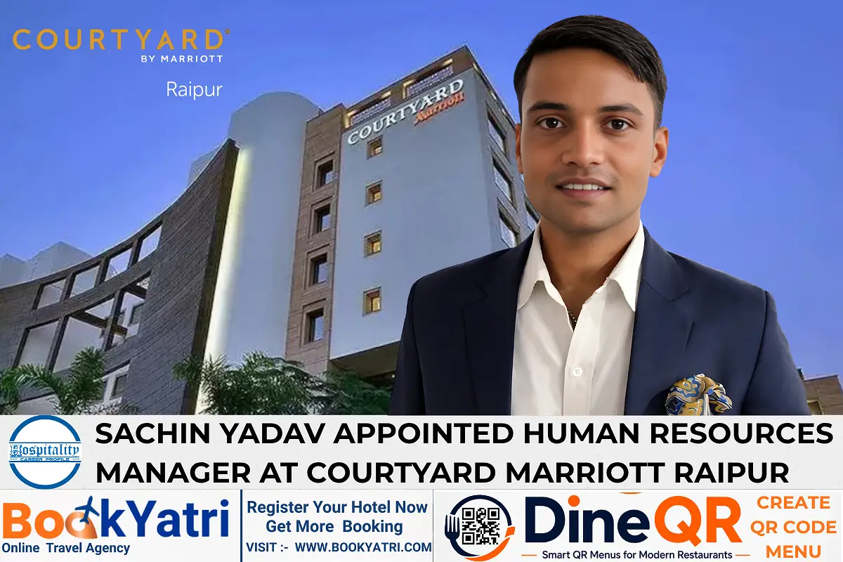 Sachin Yadav Appointed HR Manager at Courtyard Marriott Raipur