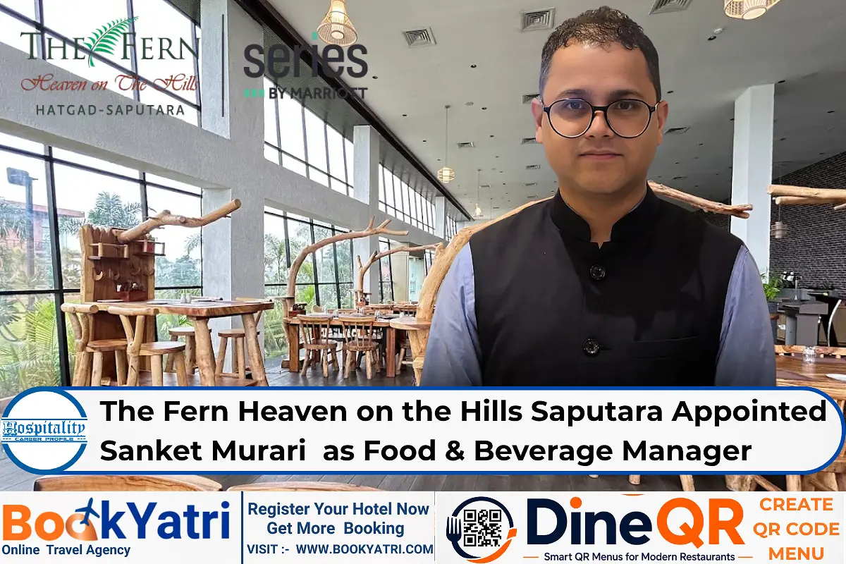 Sanket Murari Appointed F&B Manager at The Fern Saputara