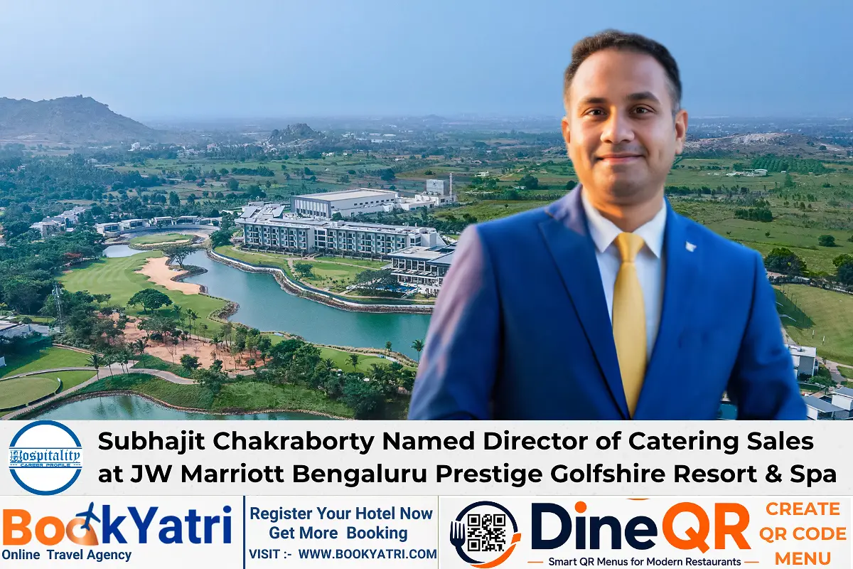 Subhajit Chakraborty Appointed to Lead Catering at JW Marriott Bengaluru