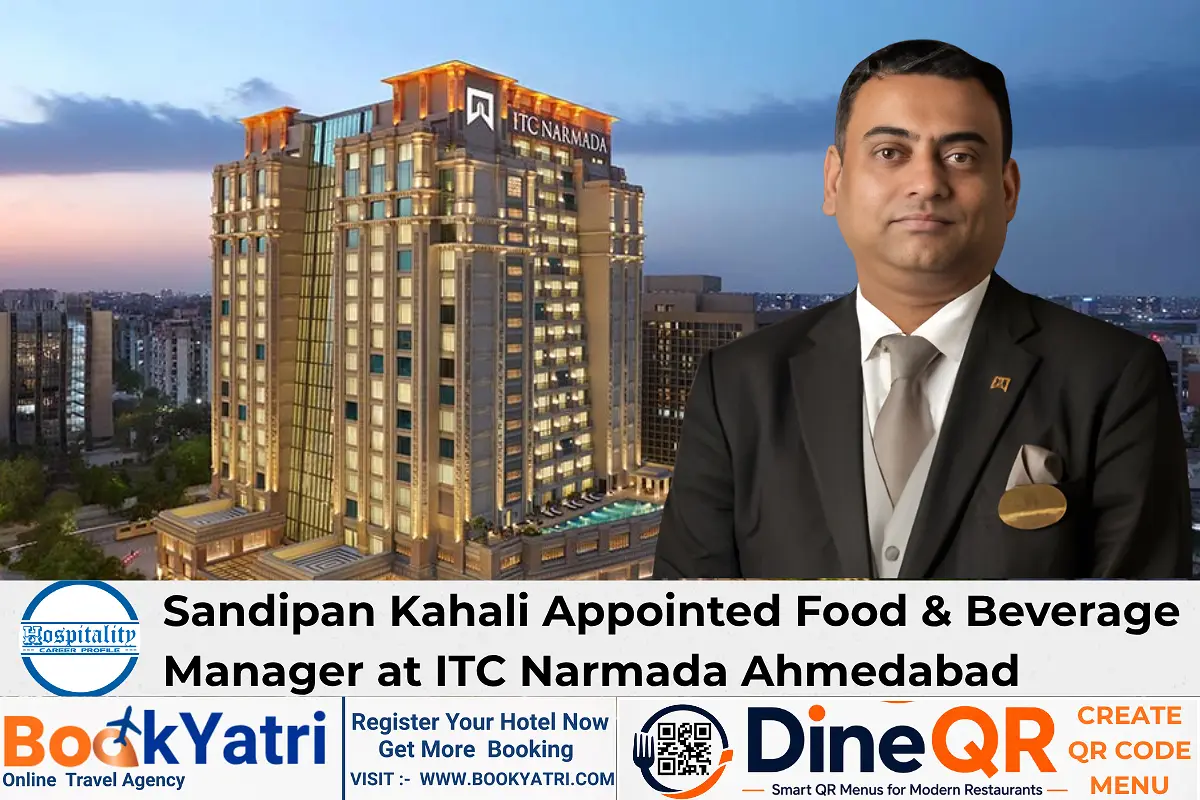 Sandipan Kahali to Strategically Lead F&B at ITC Narmada Ahmedabad