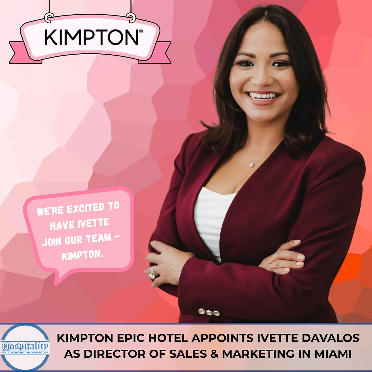 Ivette Davalos appointed as DOSM at Kimpton EPIC Hotel in Miami
