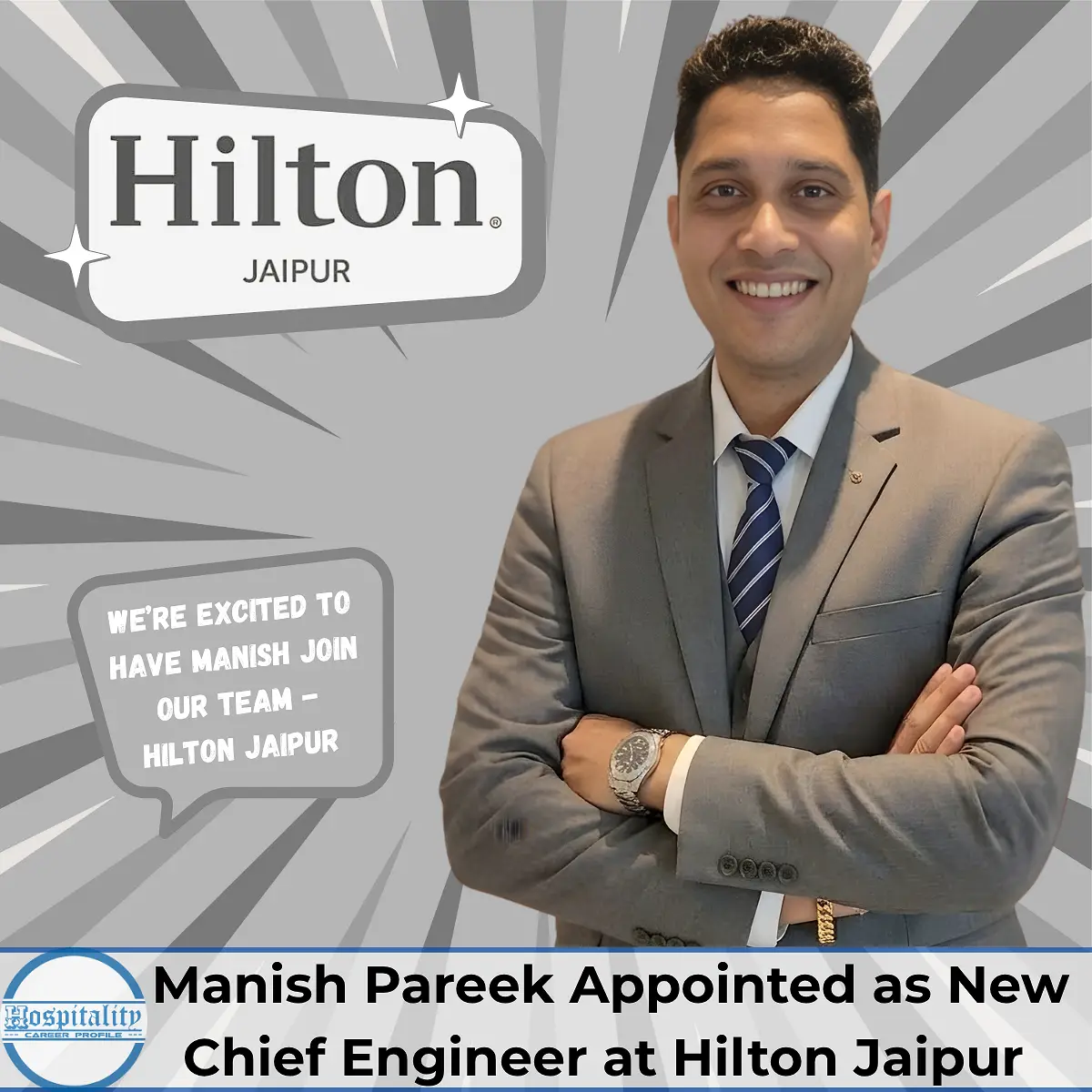 Manish Pareek Appointed as New Chief Engineer at Hilton Jaipur