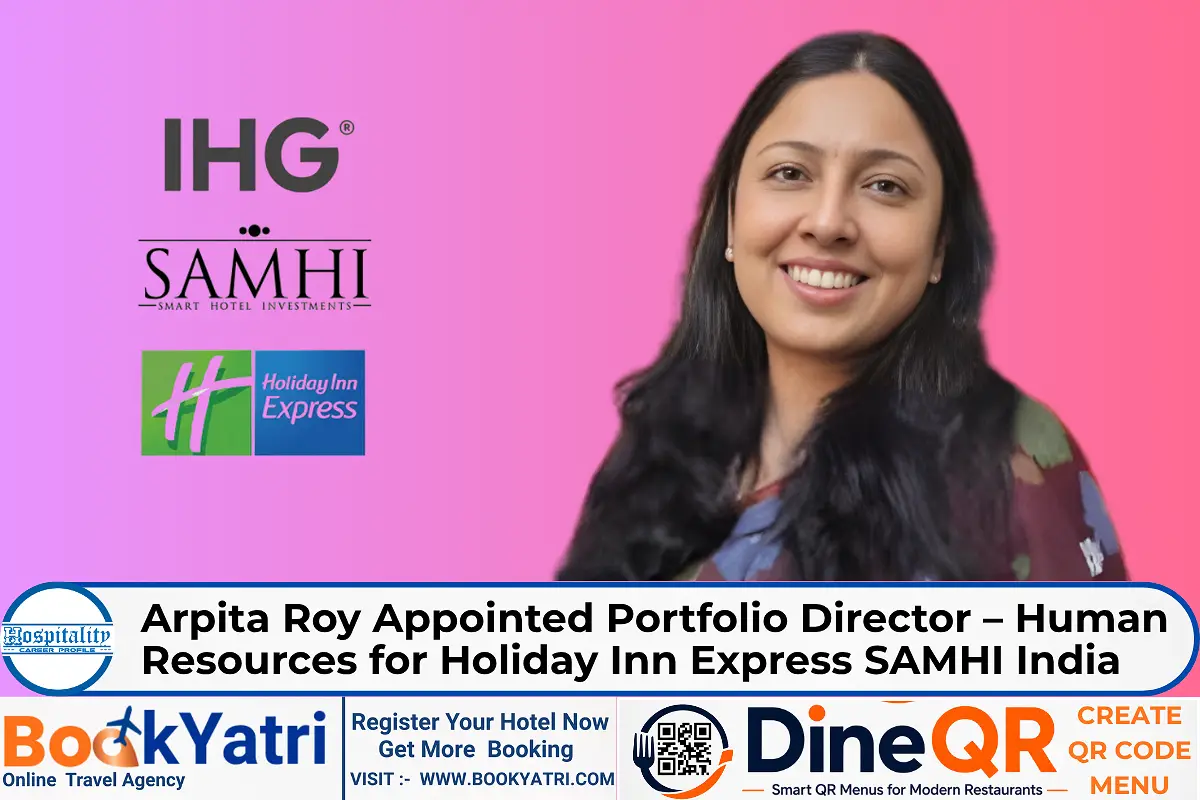 Arpita Roy joins Holiday Inn Express  SAMHI India as New HR Director