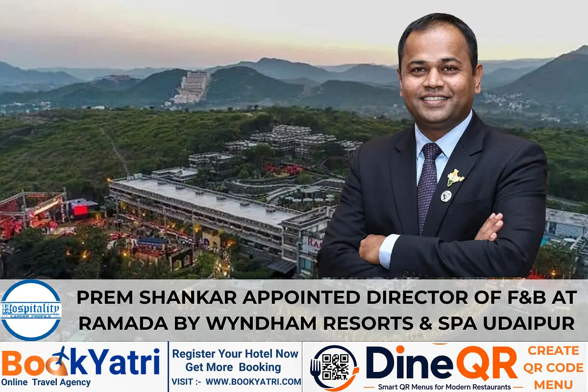 Strategic Move: Prem Shankar to Lead F&B at Ramada Udaipur