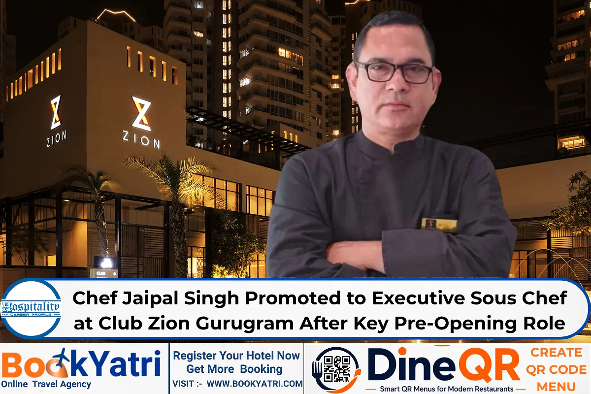 Chef Jaipal Singh Promoted to Executive Sous Chef at Club Zion