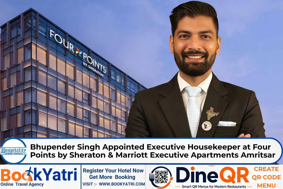 Bhupender Singh Appointed Executive Housekeeper at Dual Properties