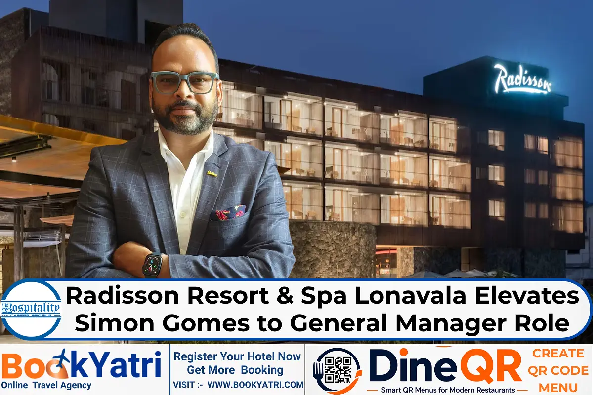 Simon Gomes appointed GM at Radisson Resort & Spa Lonavala