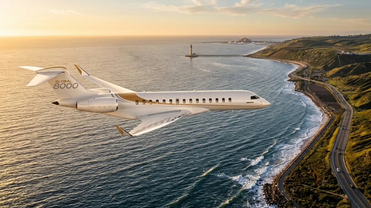 Vista Receives First Bombardier Global 8000, Boosting Fleet Power