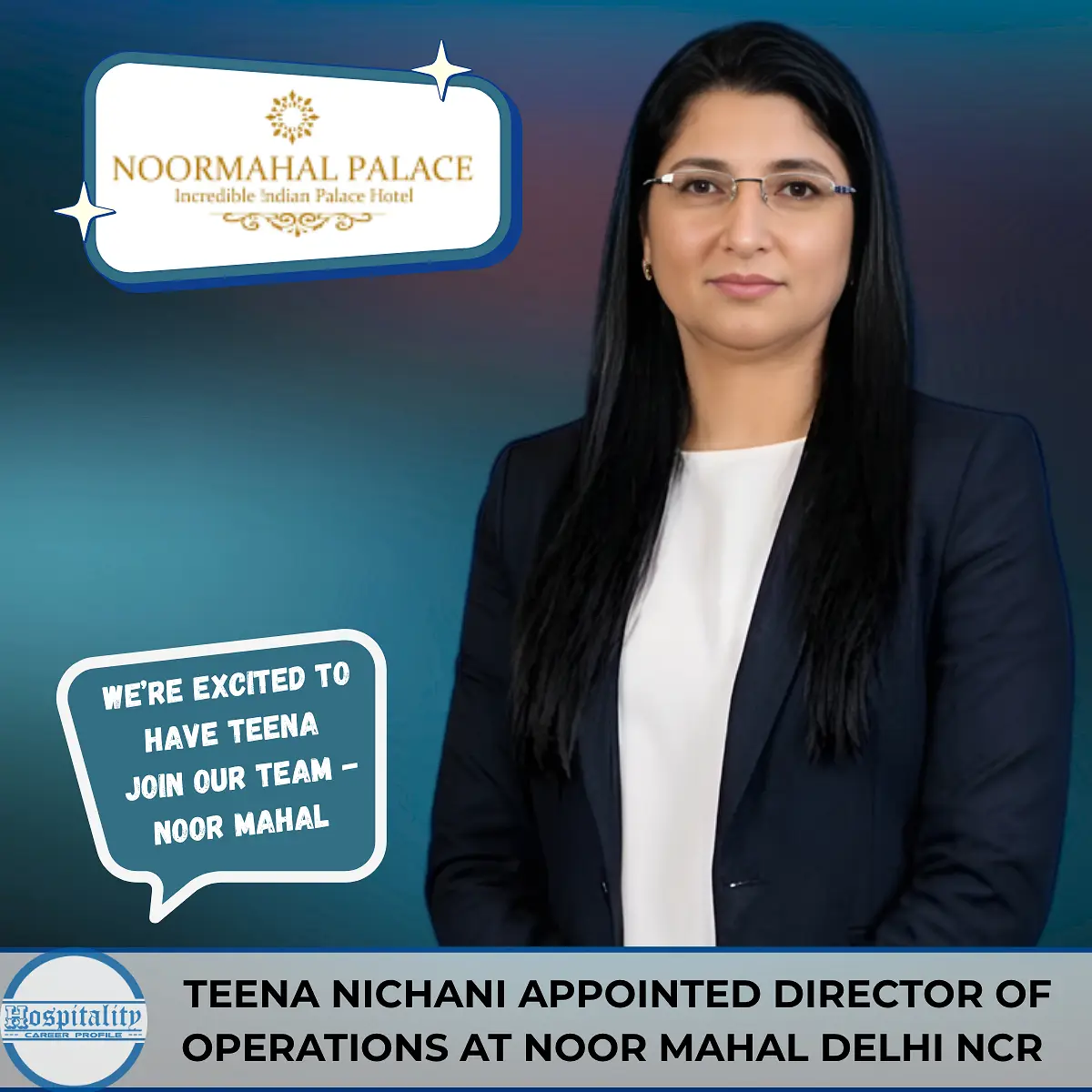 Teena Nichani Named Director of Operations at Noor Mahal Delhi NCR