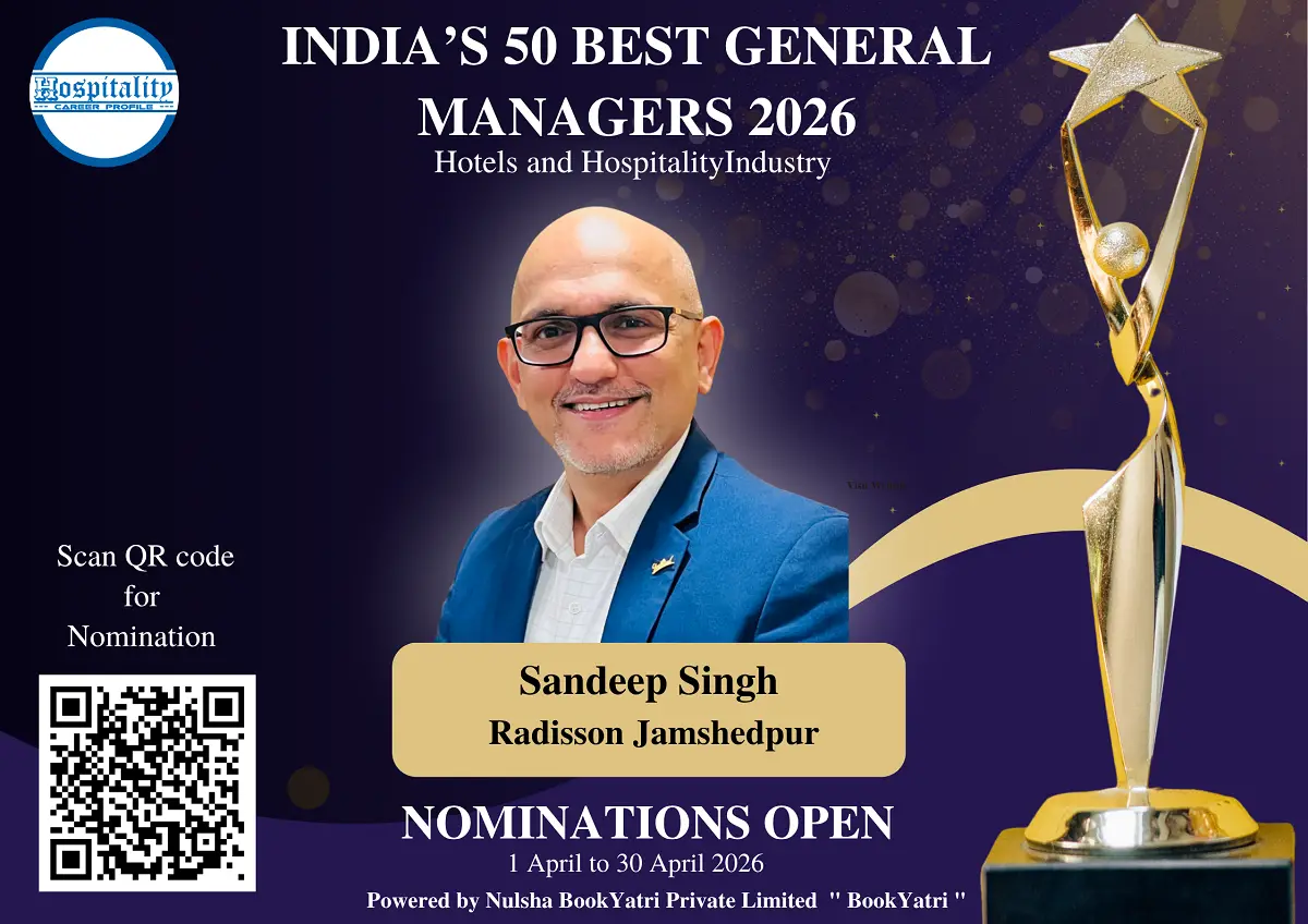 Sandeep Singh, GM of Radisson Jamshedpur, Nominated for India’s 50 Best General Managers 2026