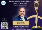 Jaiveer Singh, GM of Clarks Inn Agra, Nominated for India’s 50 Best General Managers 2026