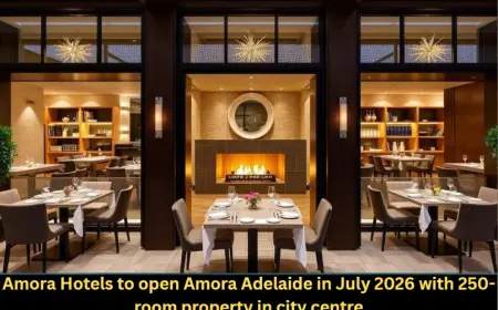 Amora Hotels to open Amora Adelaide in July 2026 with 250-room property in city centre