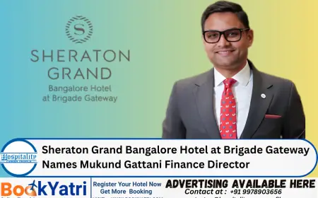 Sheraton Grand Bangalore Hotel at Brigade Gateway Names Mukund Gattani Finance Director