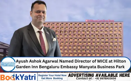 Ayush Ashok Agarwal Named Director of MICE at Hilton Garden Inn Bengaluru Embassy Manyata Business Park