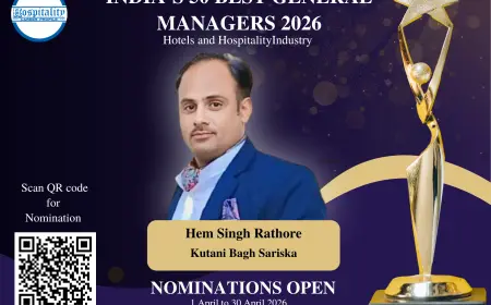 Hem Singh Rathore, GM of Kutani Bagh Sariska, Nominated for India’s 50 Best General Managers 2026