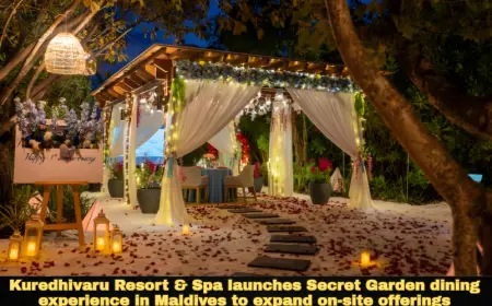 Kuredhivaru Resort & Spa launches Secret Garden dining experience in Maldives to expand on-site offerings