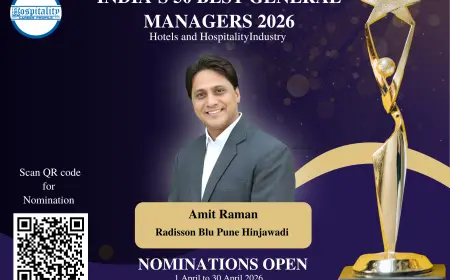 Amit Raman, GM of Radisson Blu Pune Hinjawadi, Nominated for India’s 50 Best General Managers 2026