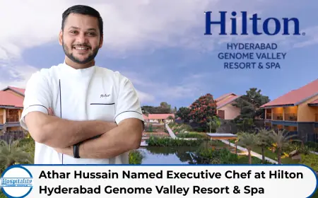 Athar Hussain Named Executive Chef at Hilton Hyderabad Genome Valley Resort & Spa