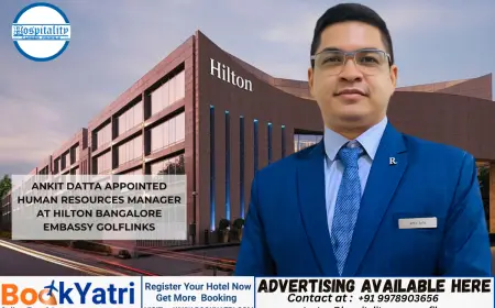 Ankit Datta appointed Human Resources Manager at Hilton Bangalore Embassy Golflinks