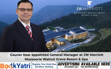 Gaurav Issar appointed General Manager at JW Marriott Mussoorie Walnut Grove Resort & Spa