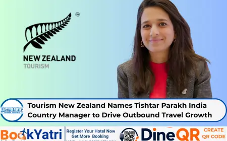 Tourism New Zealand Names Tishtar Parakh India Country Manager to Drive Outbound Travel Growth
