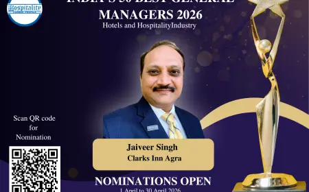 Jaiveer Singh, GM of Clarks Inn Agra, Nominated for India’s 50 Best General Managers 2026