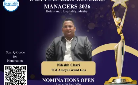 Nileshh Chari, GM of TGI Ameya Grand Goa, Nominated for India’s 50 Best General Managers 2026