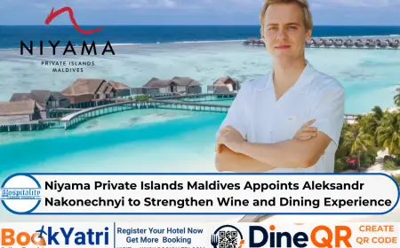 Niyama Private Islands Maldives Appoints Aleksandr Nakonechnyi to Strengthen Wine and Dining Experience