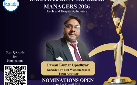 Pawan Kumar Upadhyay, GM of SureStay by Best Western Model Town Amritsar, Nominated for India’s 50 Best General Managers 2026