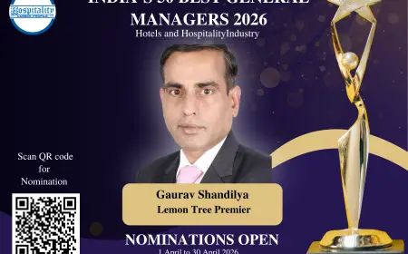 Gaurav Shandilya, GM of Lemon Tree Premier Patna, Nominated for India’s 50 Best General Managers 2026