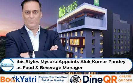 ibis Styles Mysuru Appoints Alok Kumar Pandey as Food & Beverage Manager