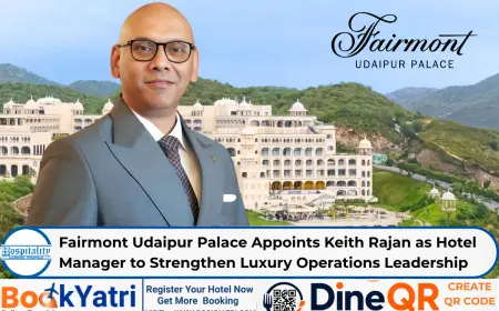Fairmont Udaipur Palace Appoints Keith Rajan as Hotel Manager to Strengthen Luxury Operations Leadership