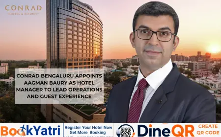 Conrad Bengaluru Appoints Aagman Baury as Hotel Manager to Lead Operations and Guest Experience
