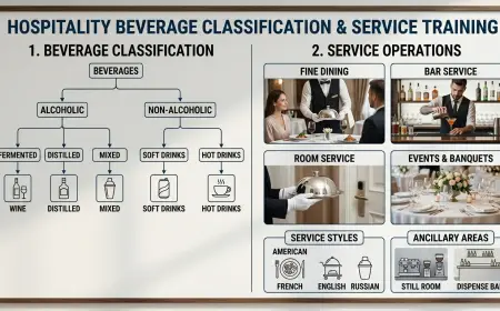 Ultimate Classification of Beverages in Food and Beverage Service